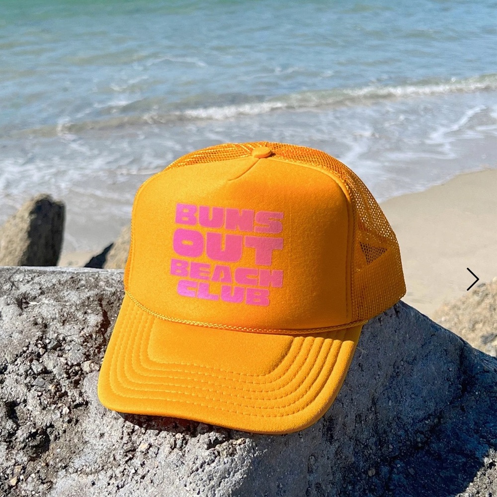 L*Space Orange Trucker Hat